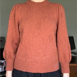 MADEWELL orange sweater size m